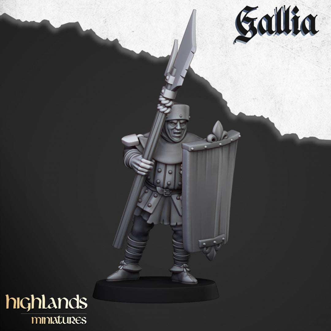 28mm Halberdiers - Gallia