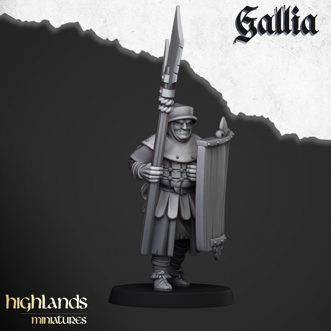 28mm Halberdiers - Gallia