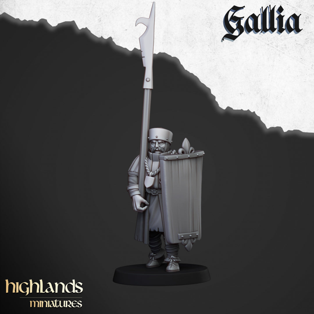 28mm Halberdiers - Gallia