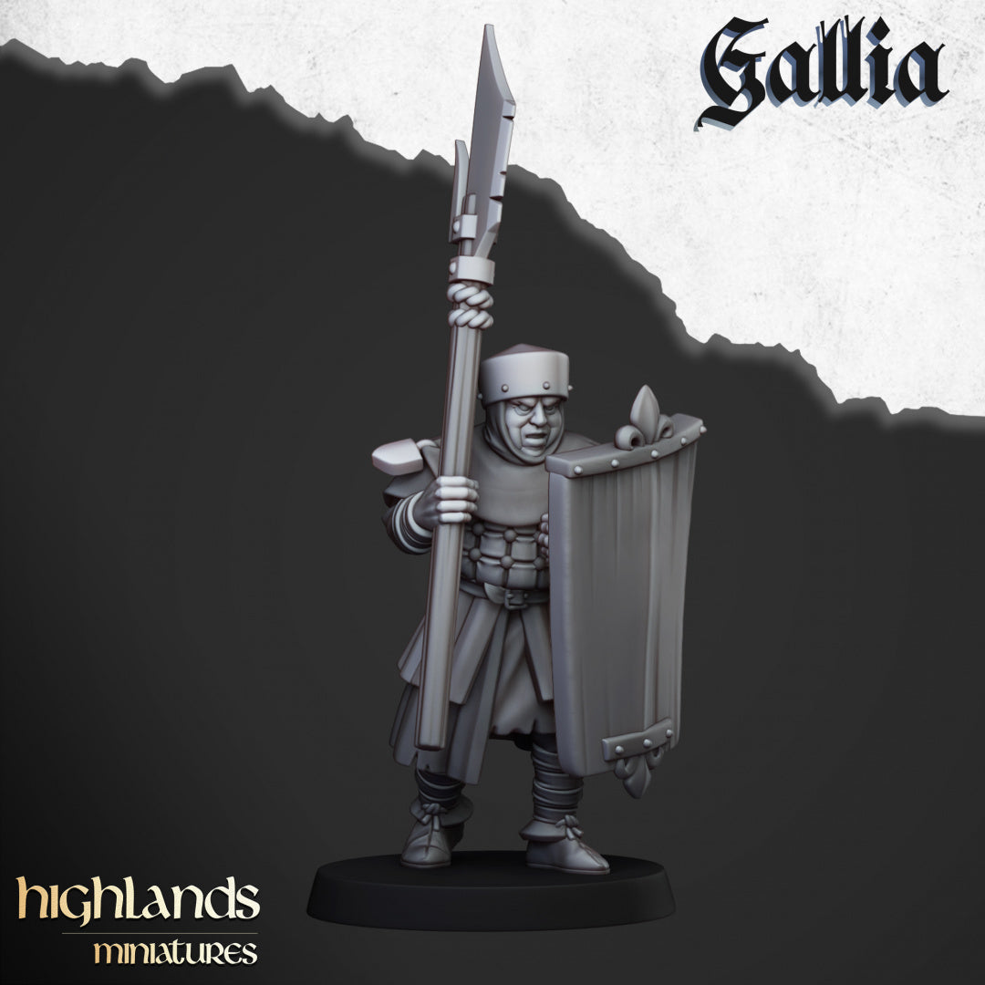28mm Halberdiers - Gallia