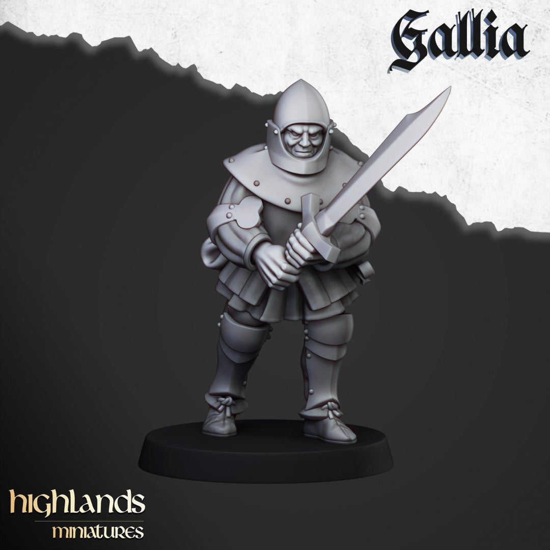 28mm Halberdiers - Gallia