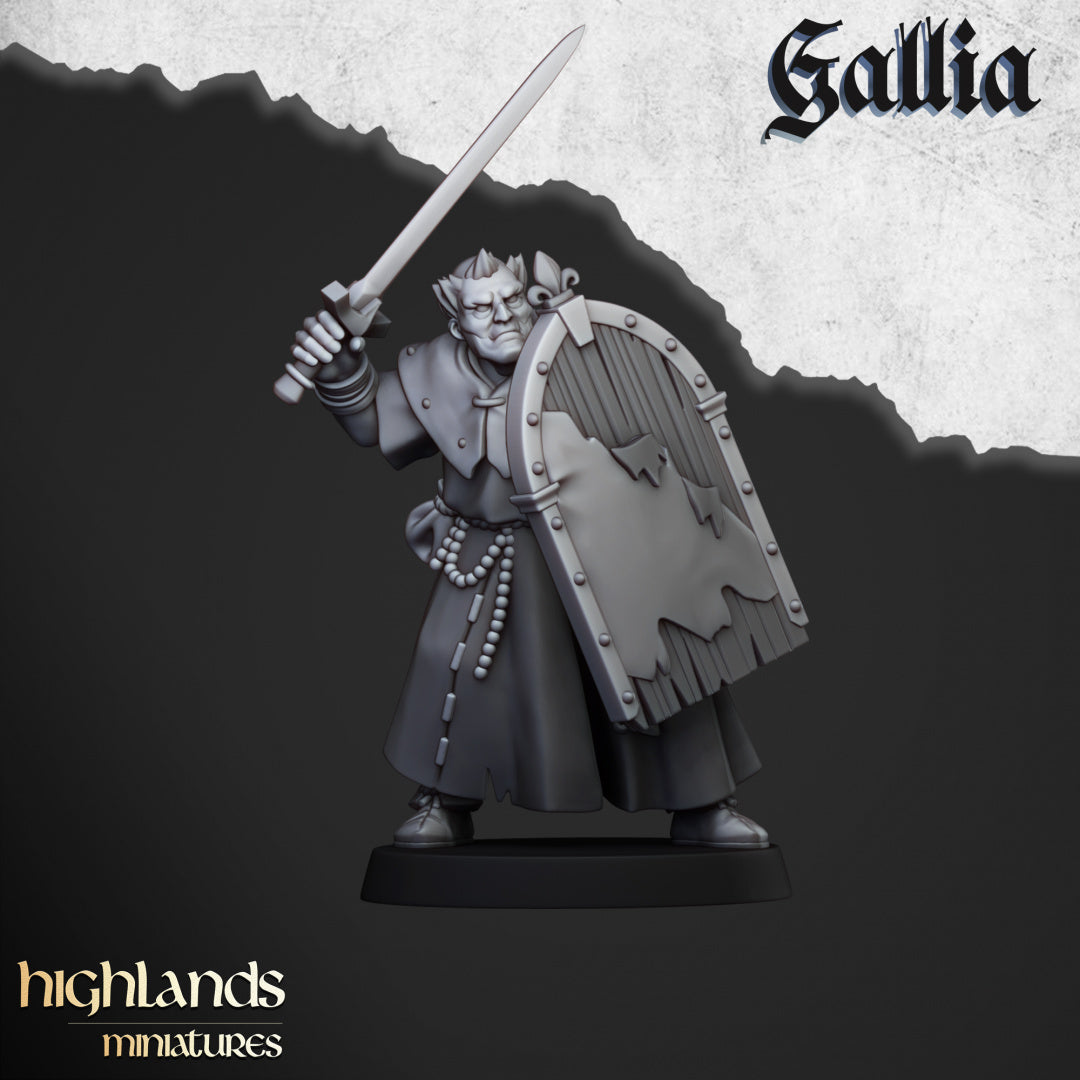 28mm Pilgrims with Reliquary - Gallia