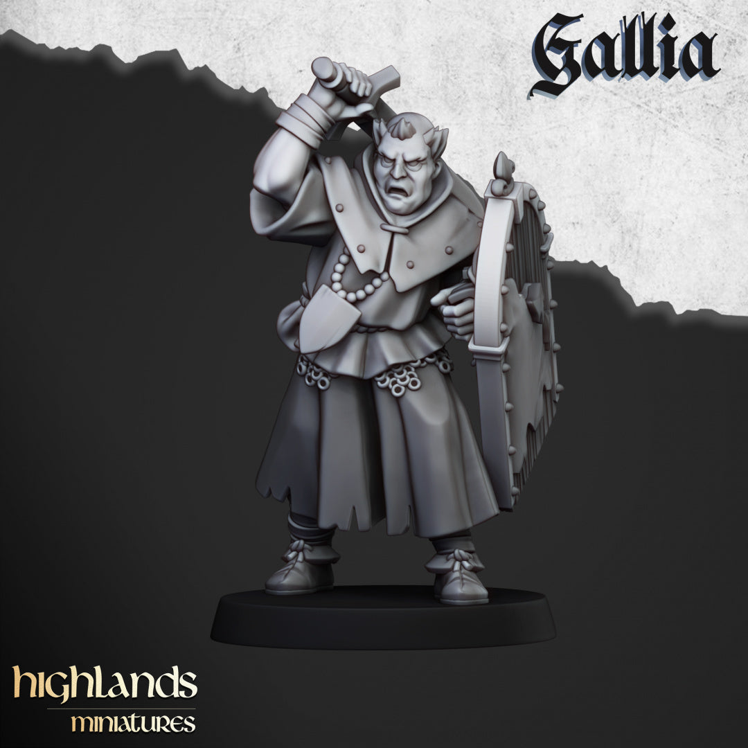 28mm Pilgrims with Reliquary - Gallia