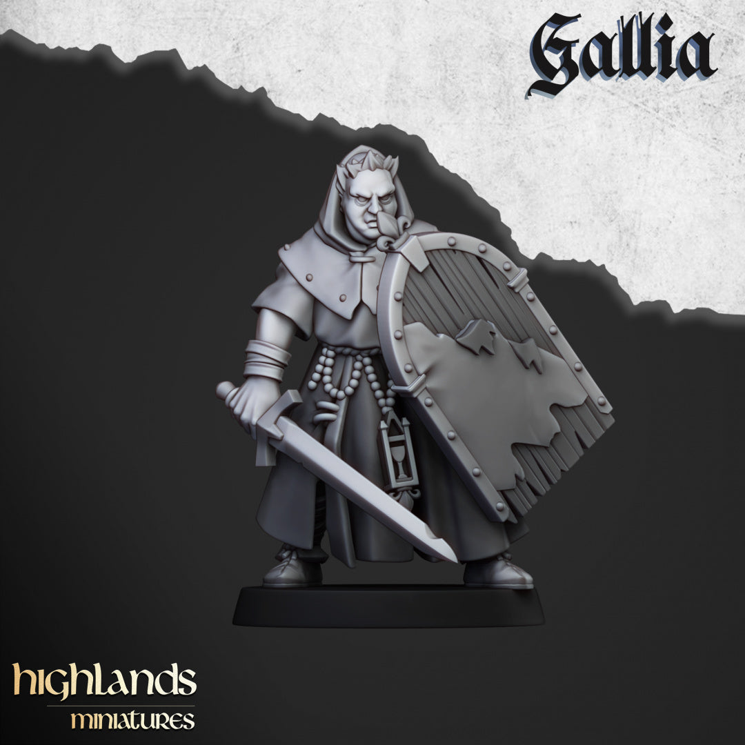 28mm Pilgrims with Reliquary - Gallia