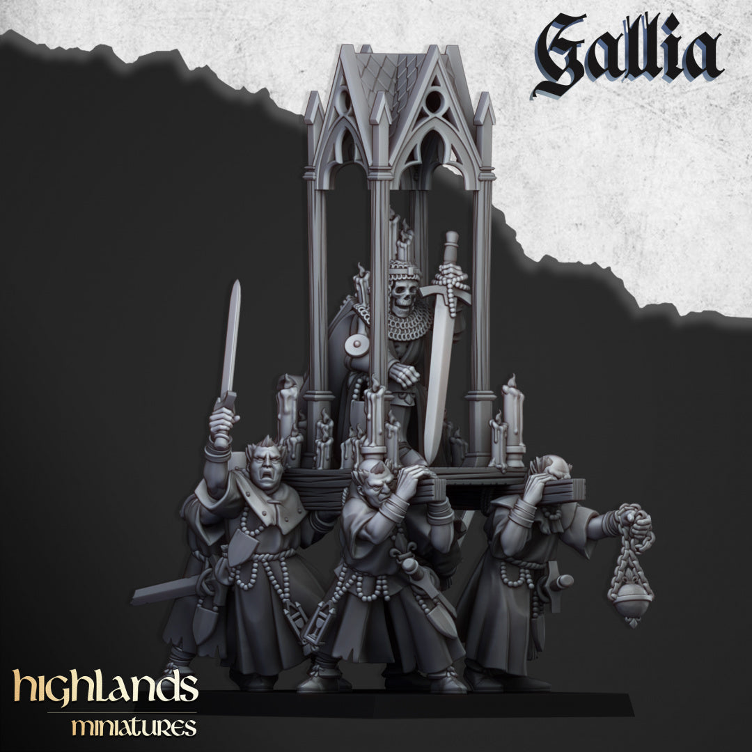 28mm Pilgrims with Reliquary - Gallia