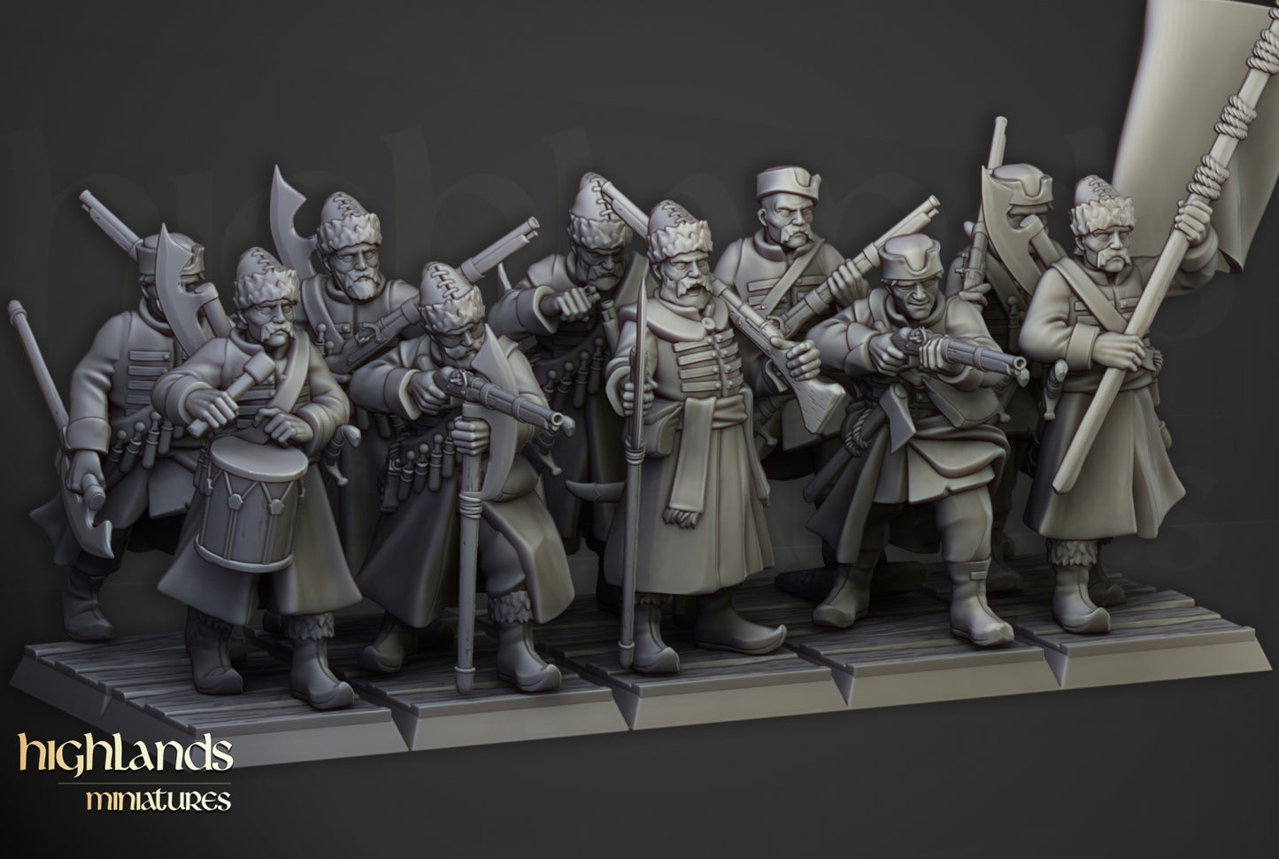 28mm Harbor Streltsy - Kislev Empire