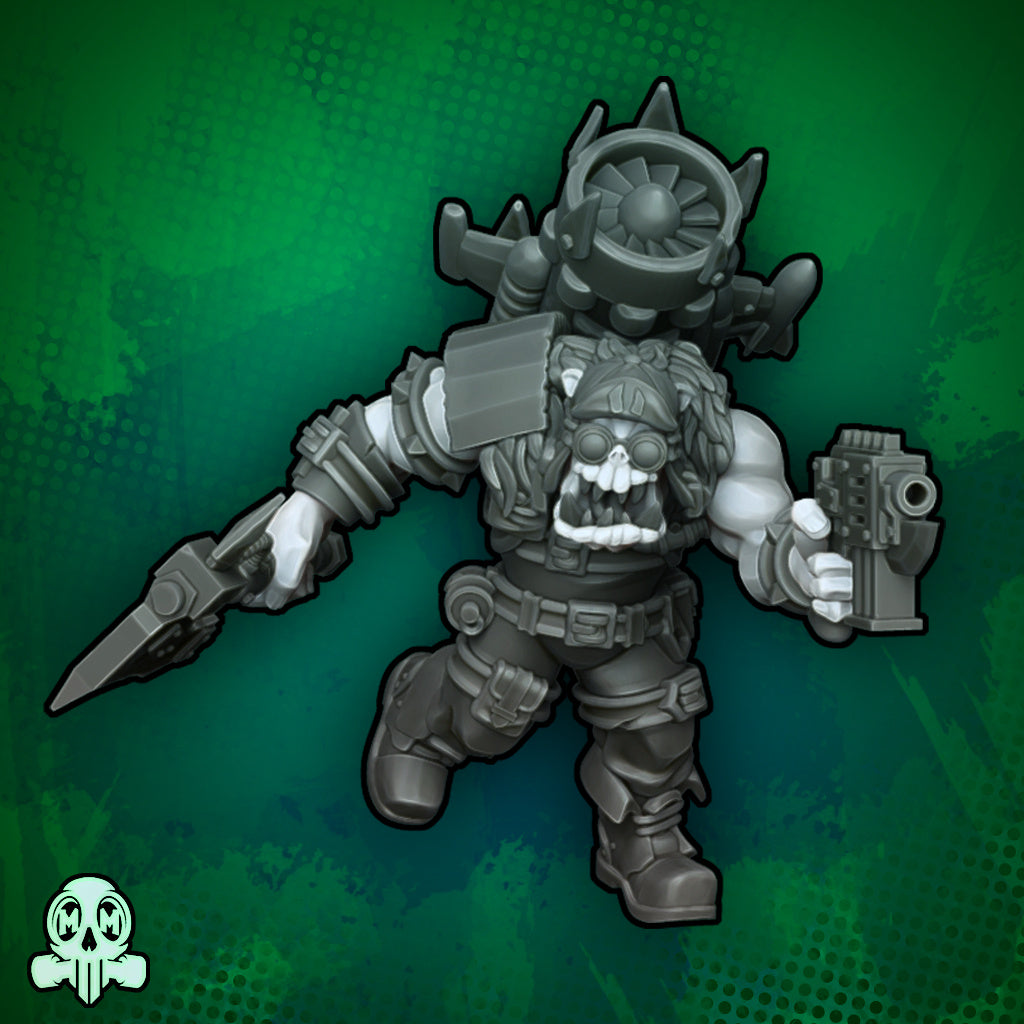 28mm Orc Jetpack Ladz