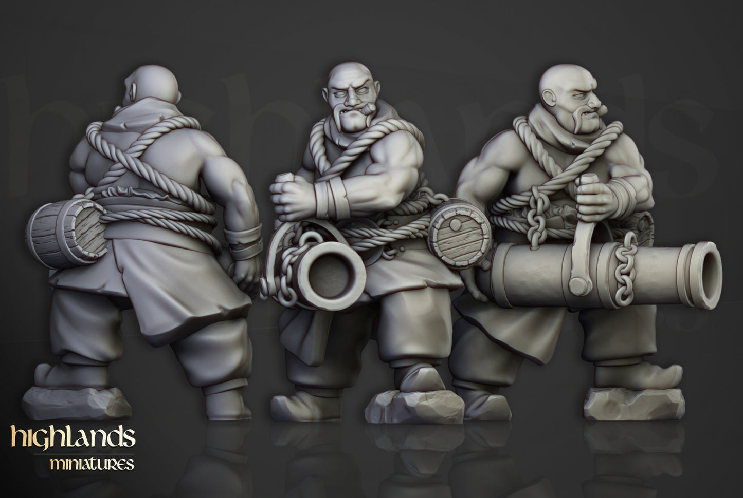 28mm Khazarian Gunners - Kislev Empire