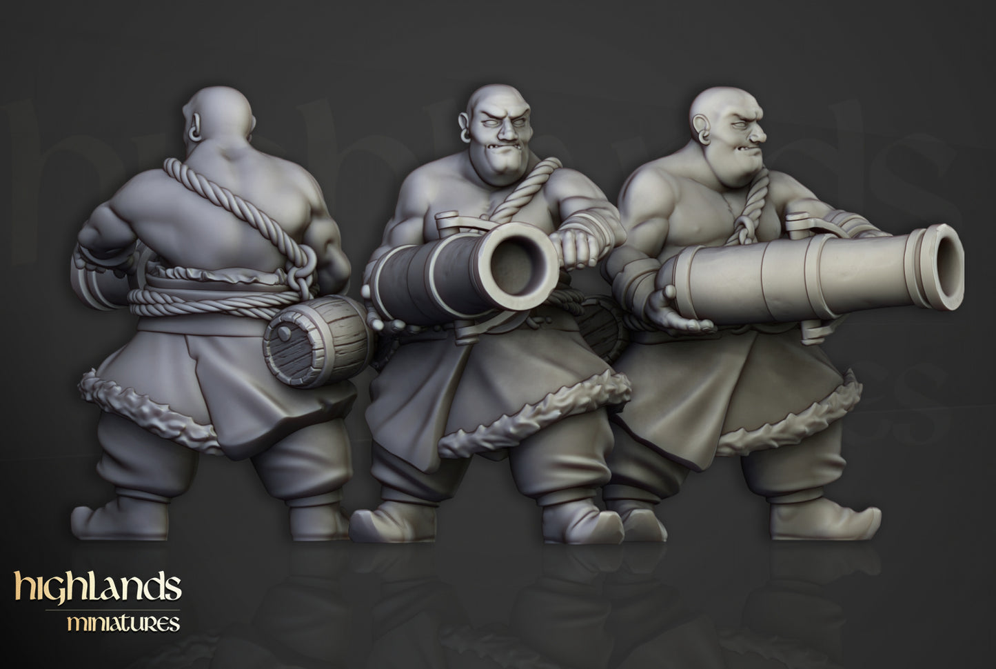 28mm Khazarian Gunners - Kislev Empire