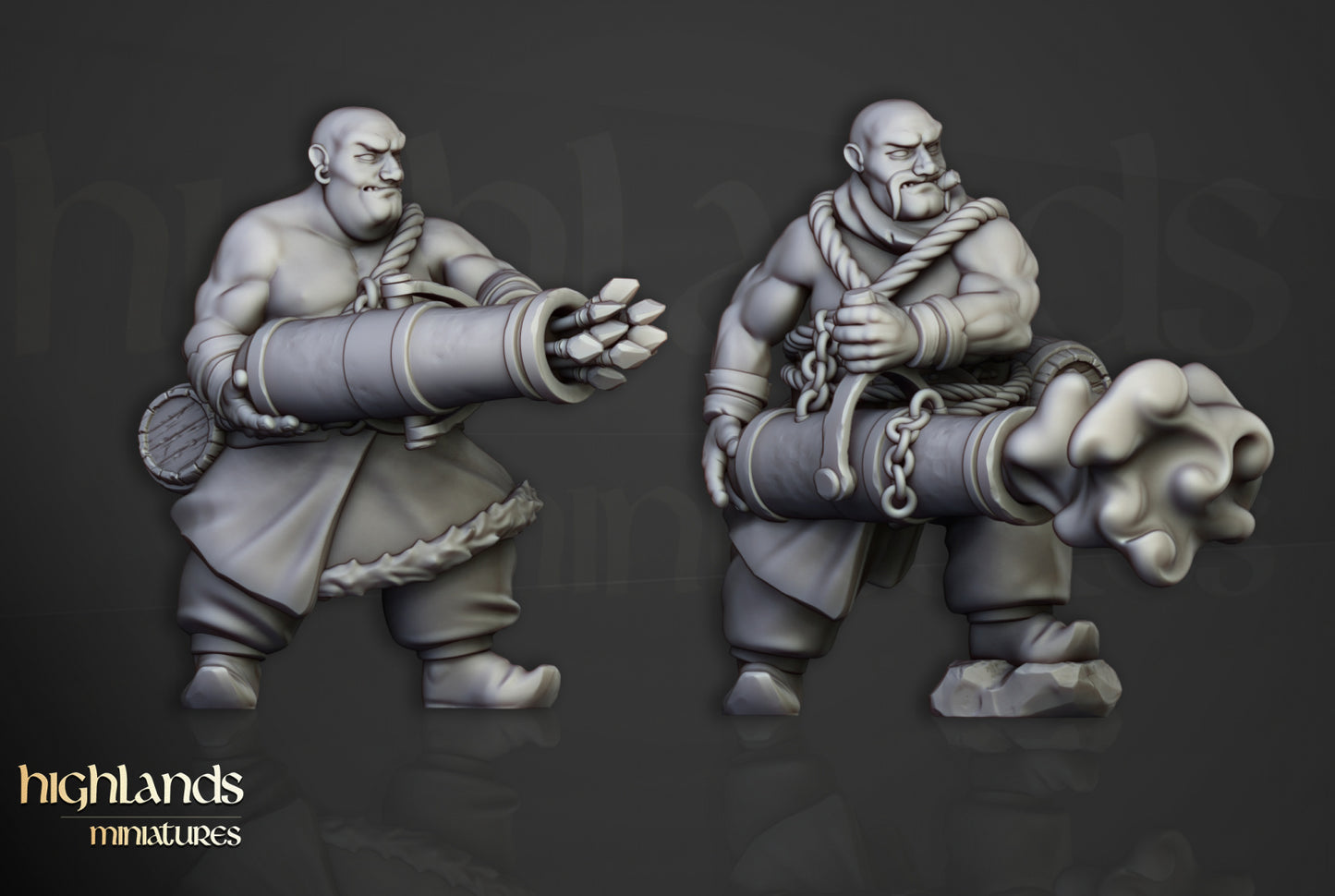 28mm Khazarian Gunners - Kislev Empire