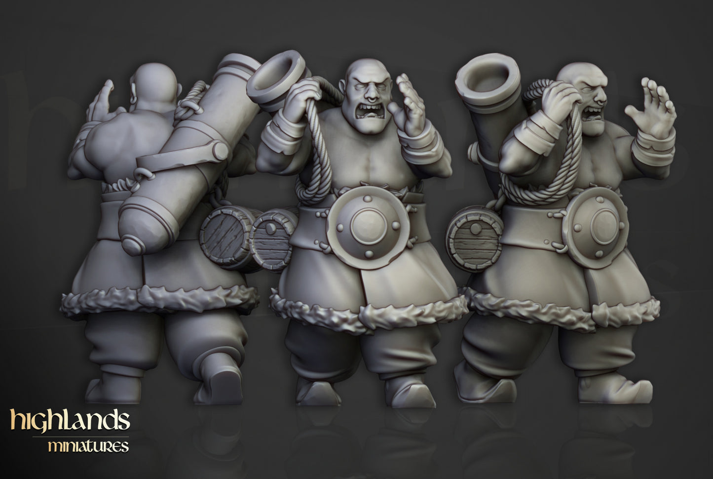 28mm Khazarian Gunners - Kislev Empire