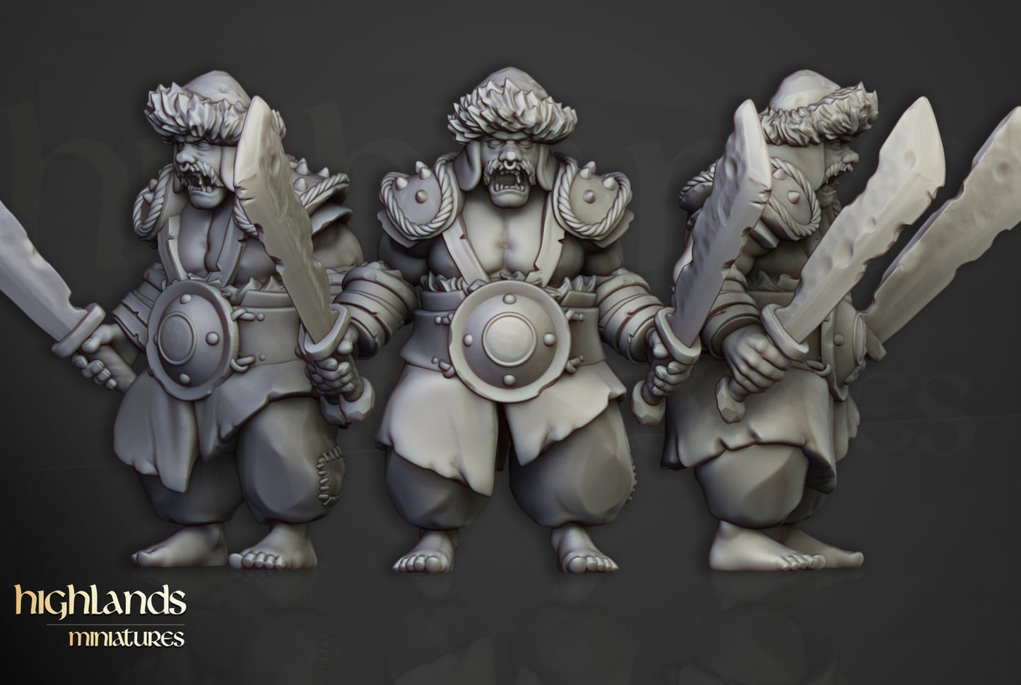 28mm Khazarian Warriors - Kislev Empire