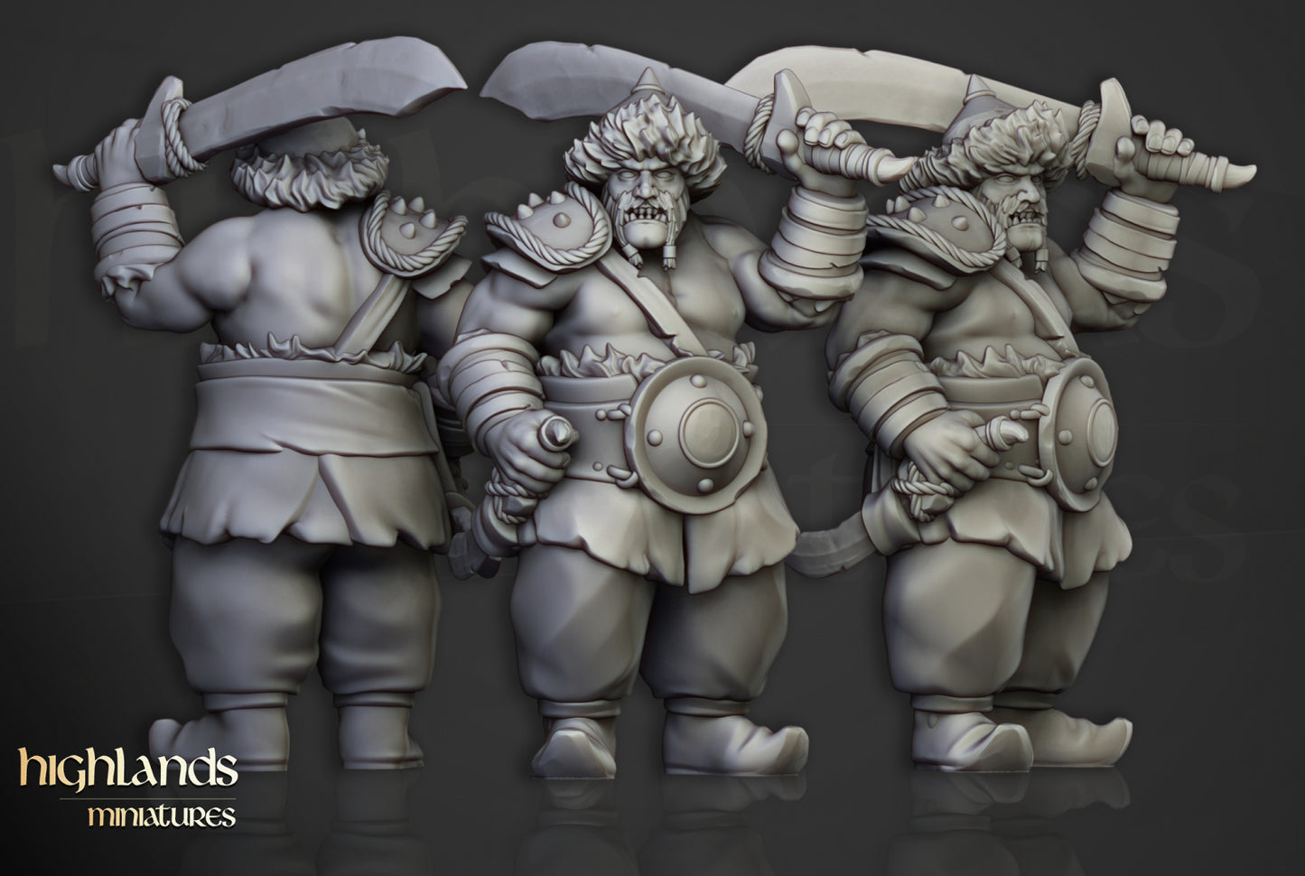 28mm Khazarian Warriors - Kislev Empire