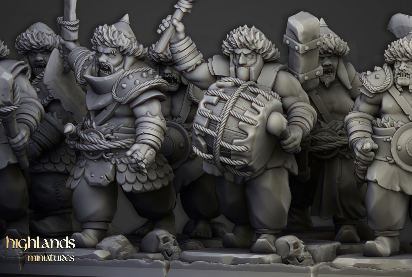 28mm Khazarian Warriors - Kislev Empire