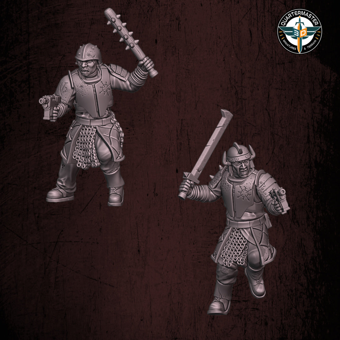 28mm Infantry Section (melee)