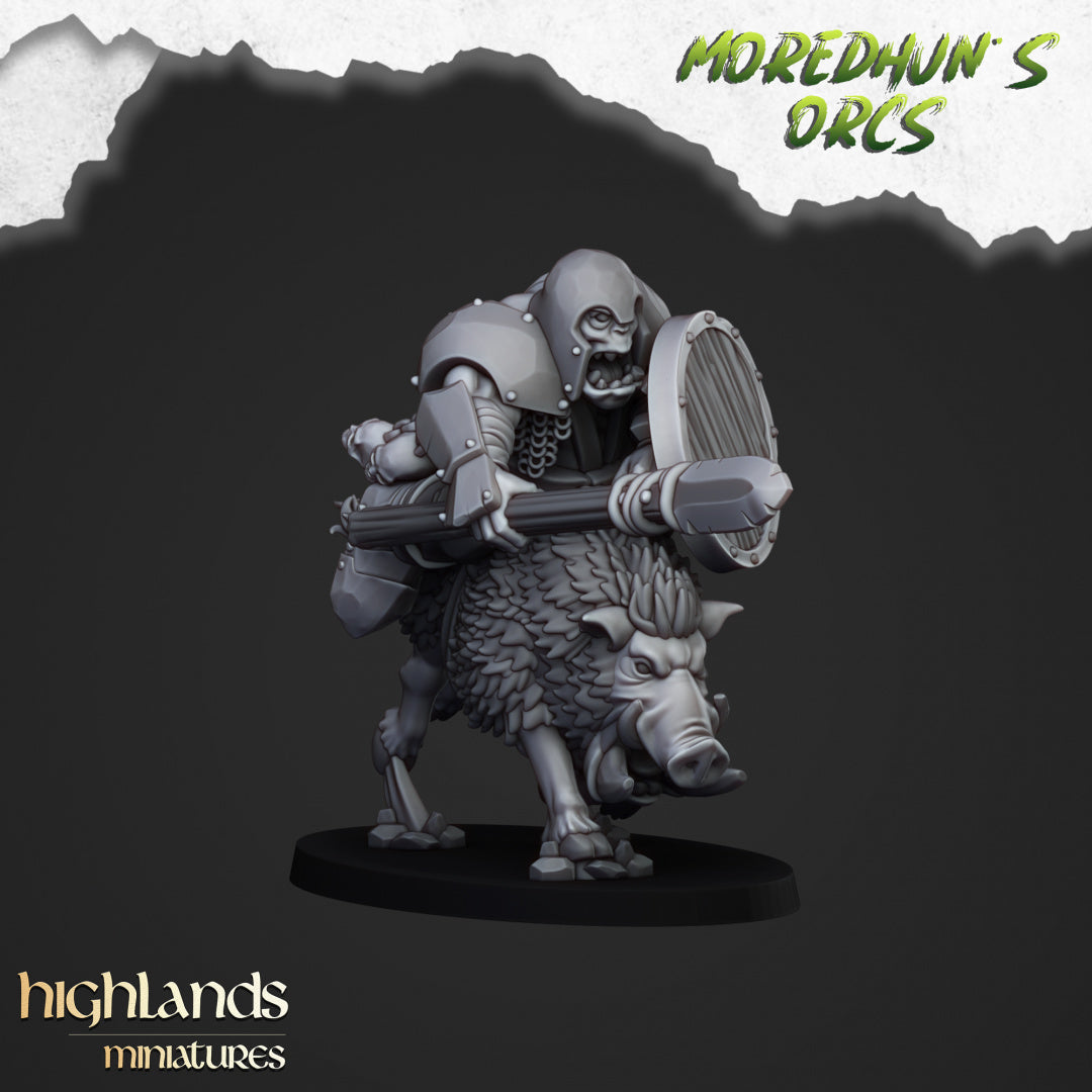 28mm Boar Riders - Orc & Goblin Tribes