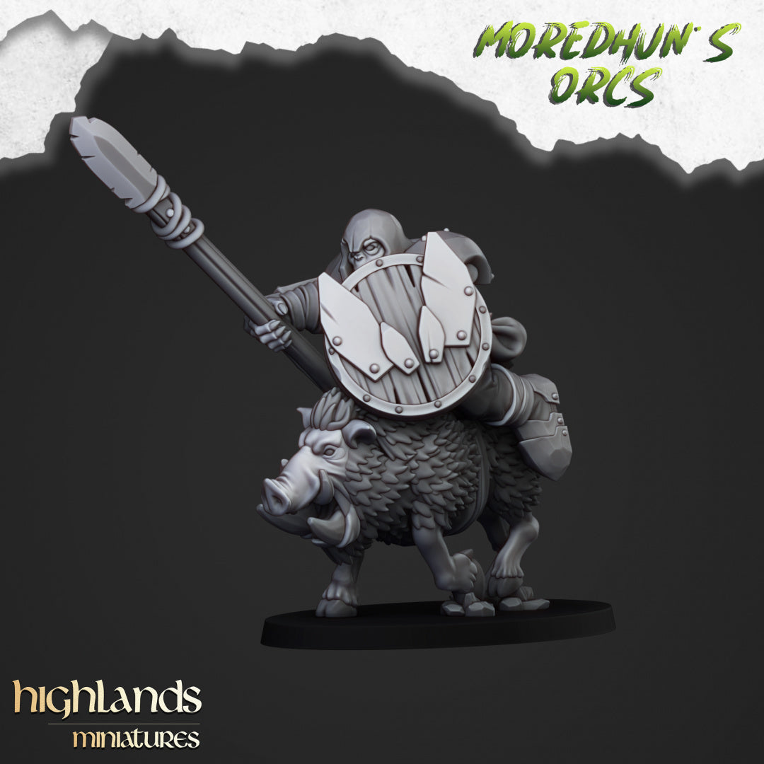 28mm Boar Riders - Orc & Goblin Tribes