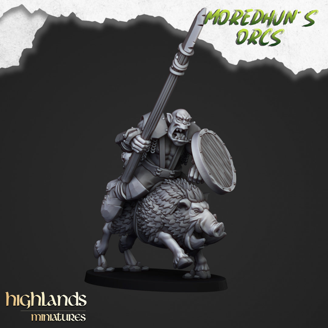 28mm Boar Riders - Orc & Goblin Tribes