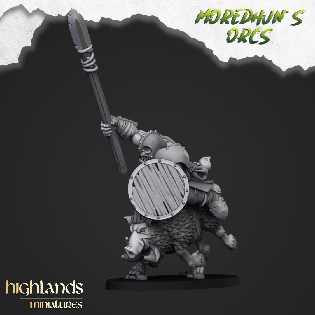 28mm Boar Riders - Orc & Goblin Tribes