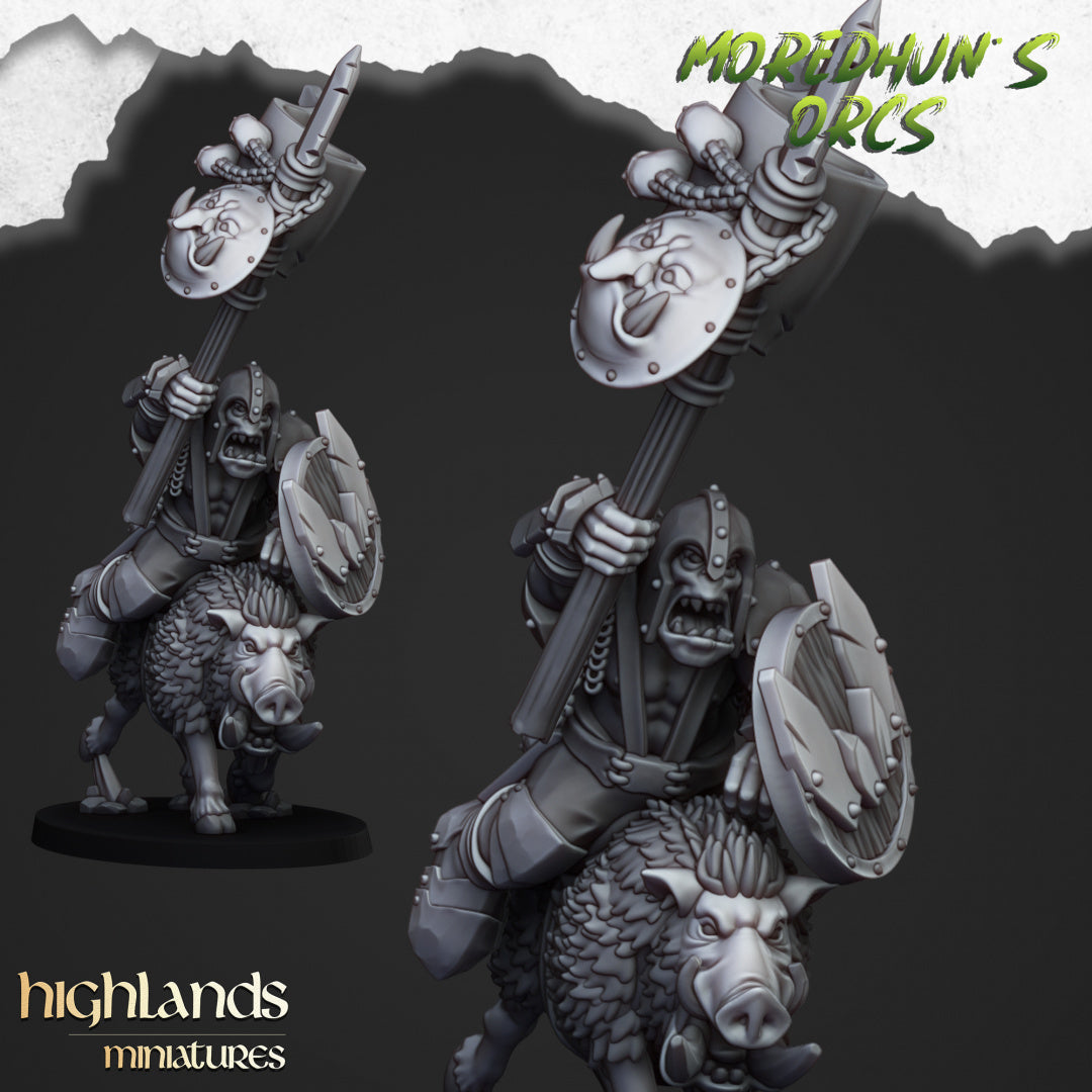 28mm Boar Riders - Orc & Goblin Tribes