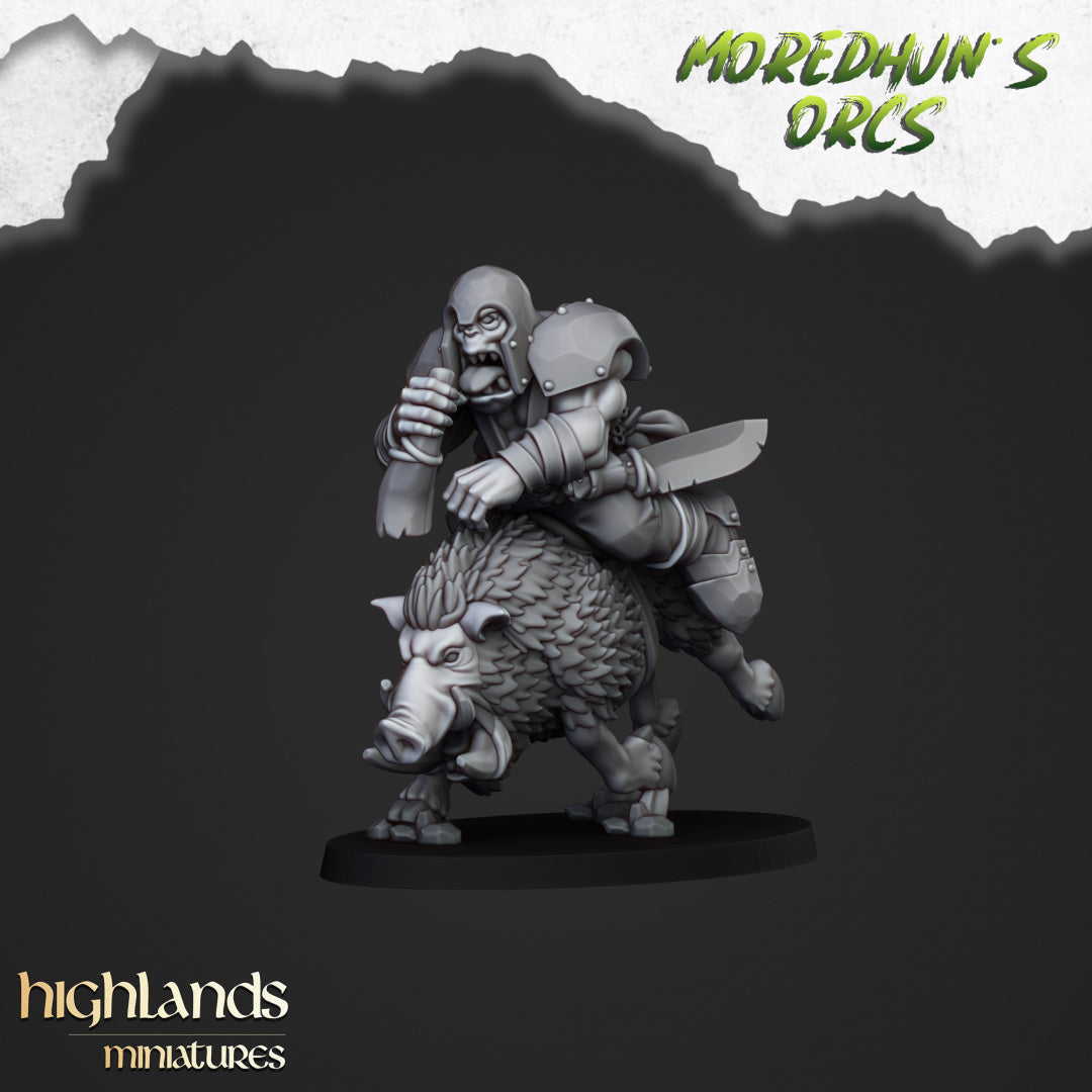 28mm Boar Riders - Orc & Goblin Tribes