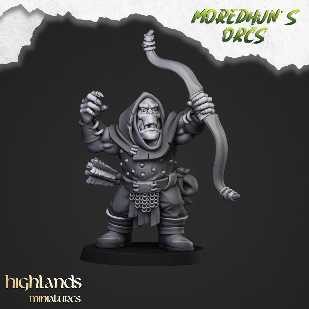 28mm Orc Warriors with Bows - Orc & Goblin Tribes