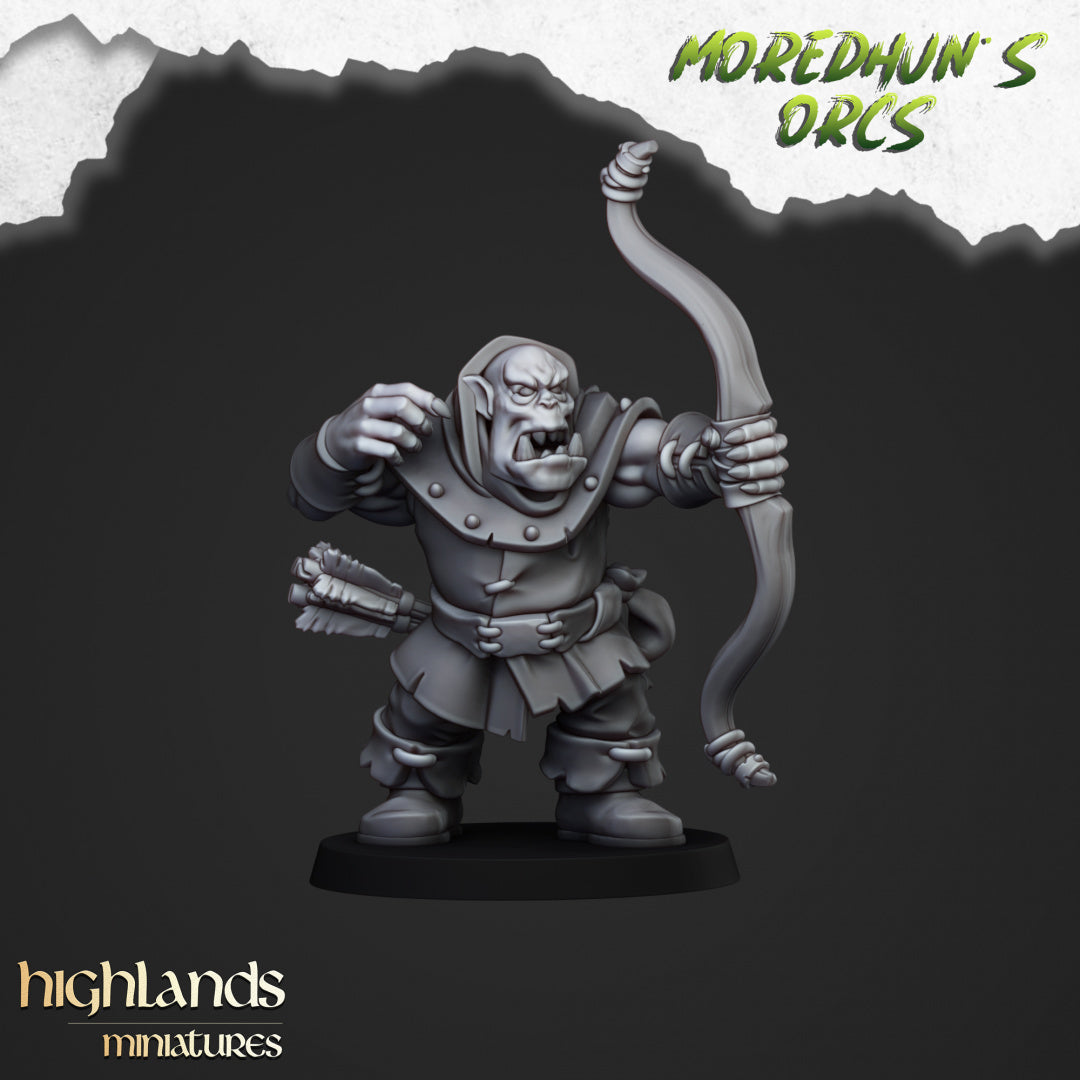 28mm Orc Warriors with Bows - Orc & Goblin Tribes