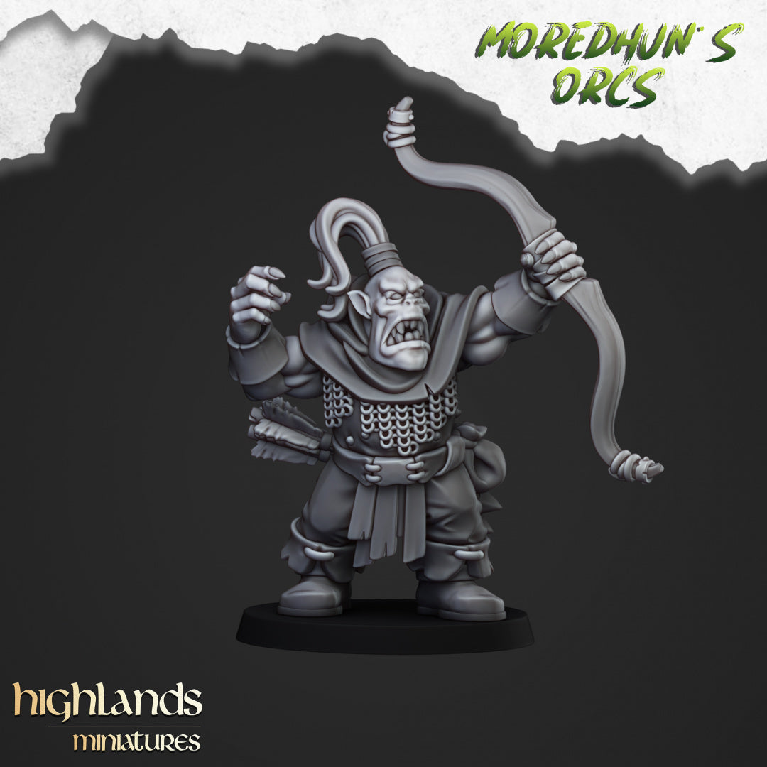 28mm Orc Warriors with Bows - Orc & Goblin Tribes