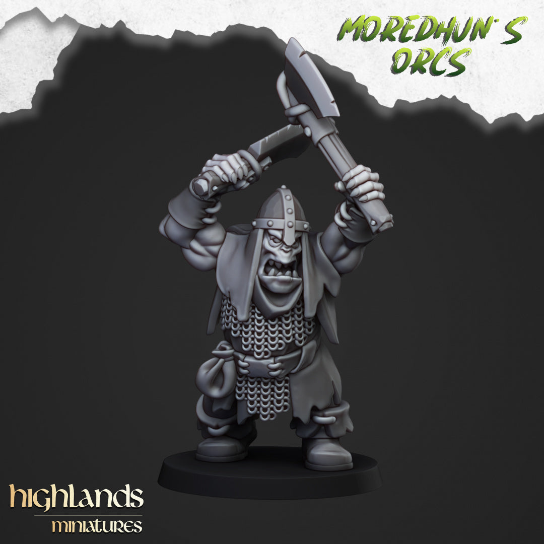 28mm Orc Warriors with Two One-Handed Weapons - Orc & Goblin Tribes