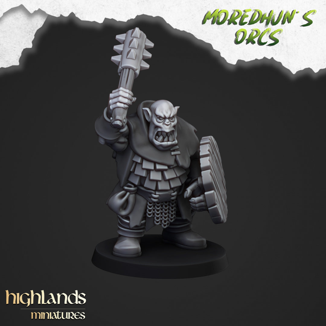28mm Orc Warriors with Spears and Shields - Orc & Goblin Tribes