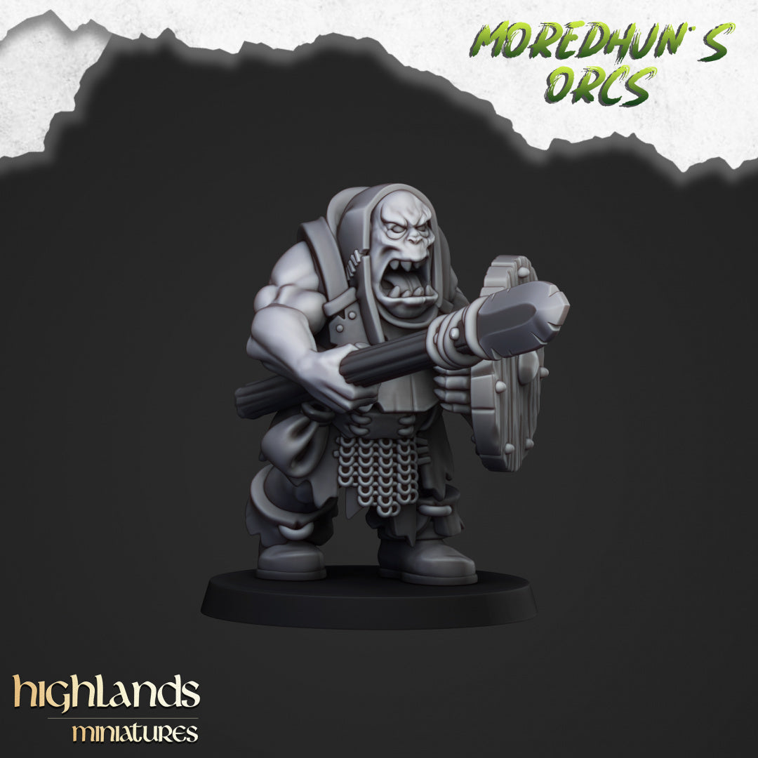 28mm Orc Warriors with Spears and Shields - Orc & Goblin Tribes