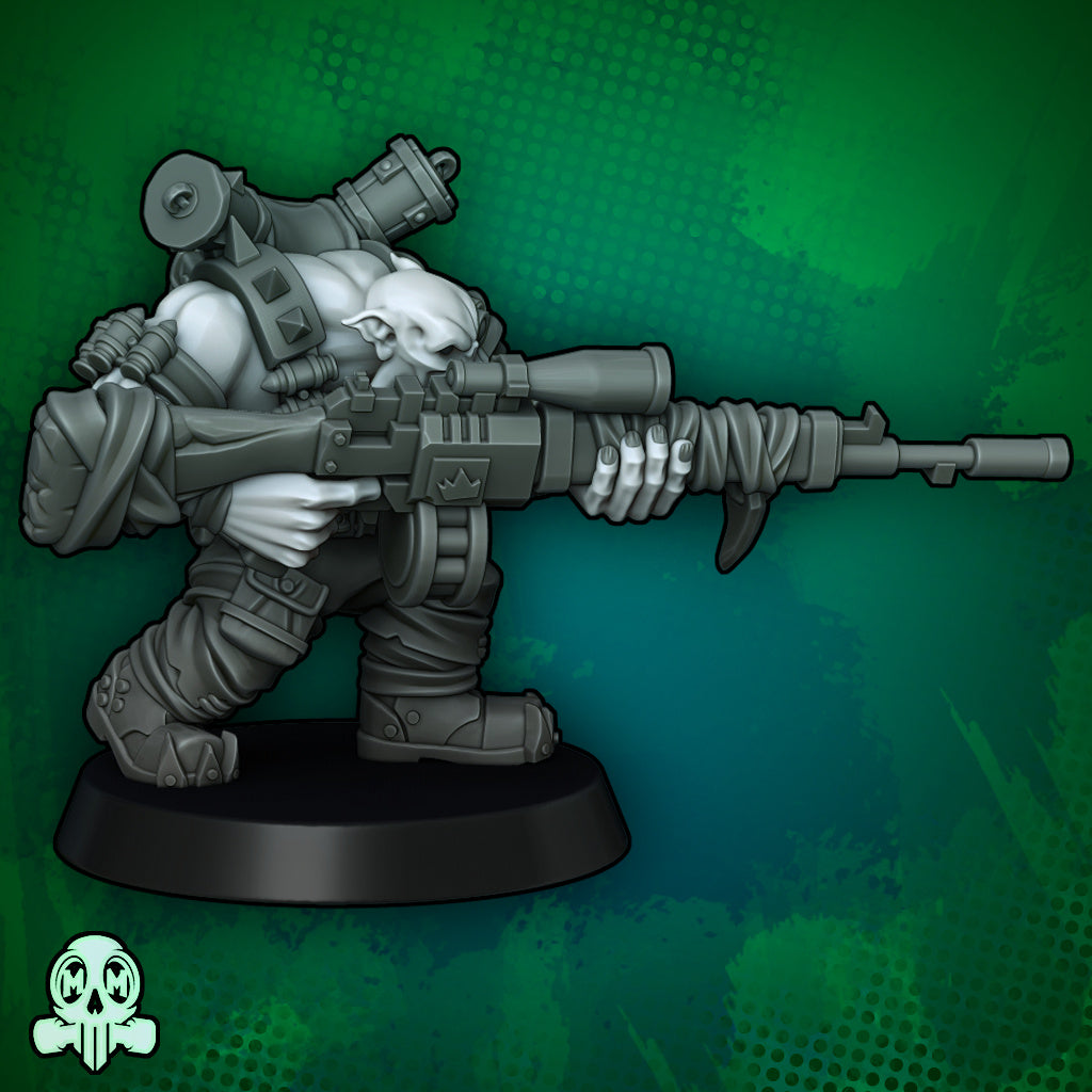 28mm Orc Commandos with Sniper Rifles