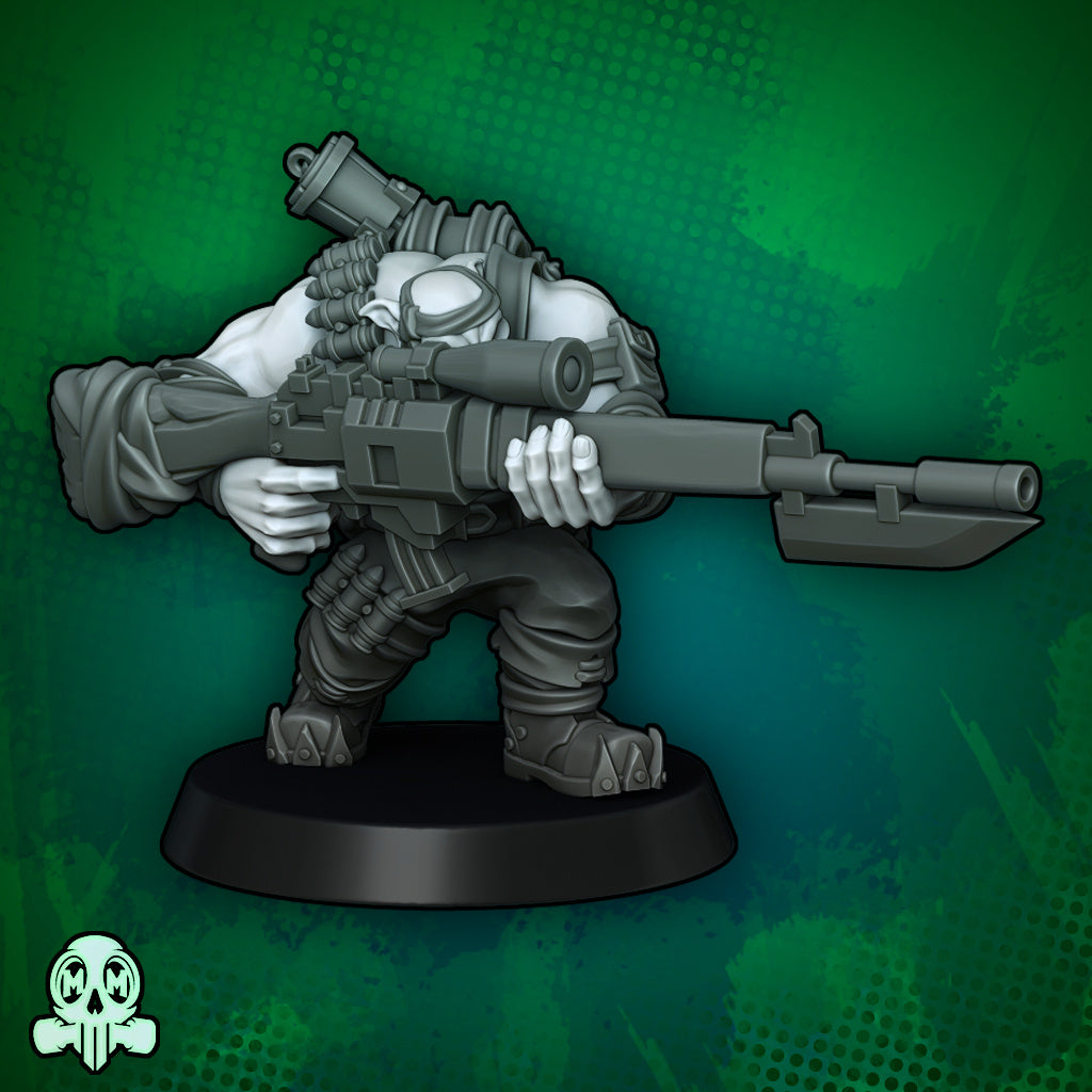 28mm Orc Commandos with Sniper Rifles