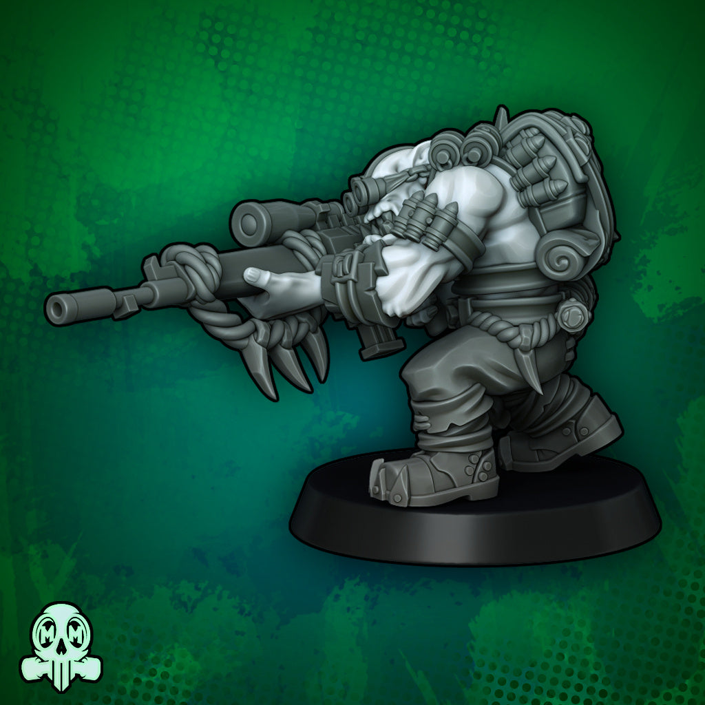 28mm Orc Commandos with Sniper Rifles