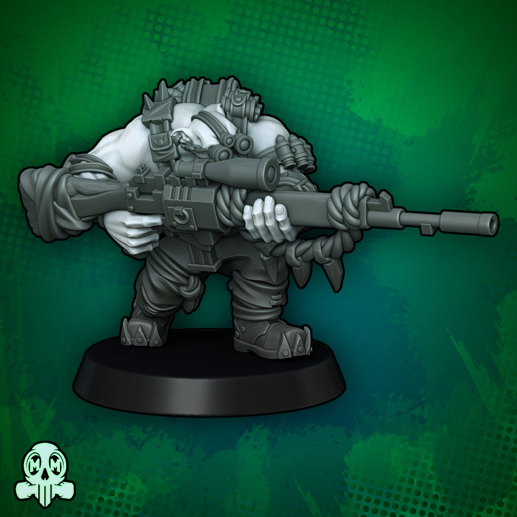 28mm Orc Commandos with Sniper Rifles