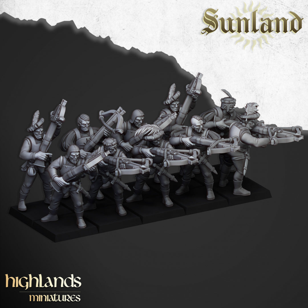 28mm Crossbowmen - Sunland
