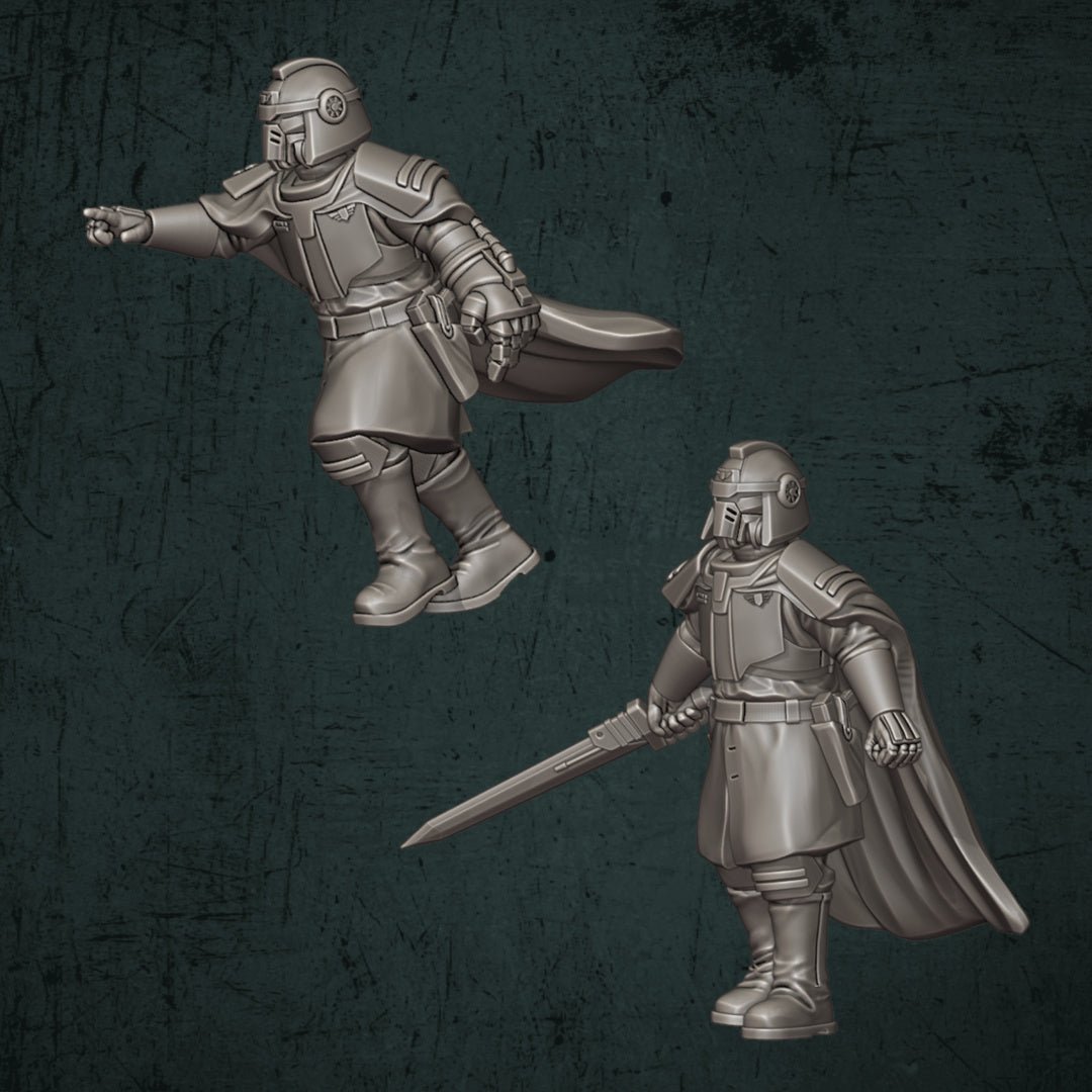 28mm Overseer Officers