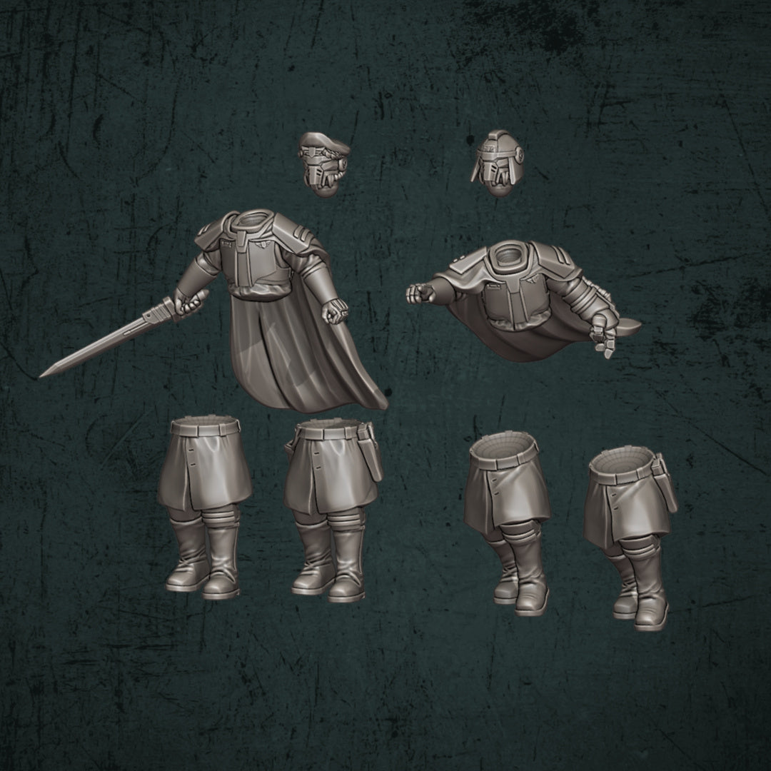 28mm Overseer Officers