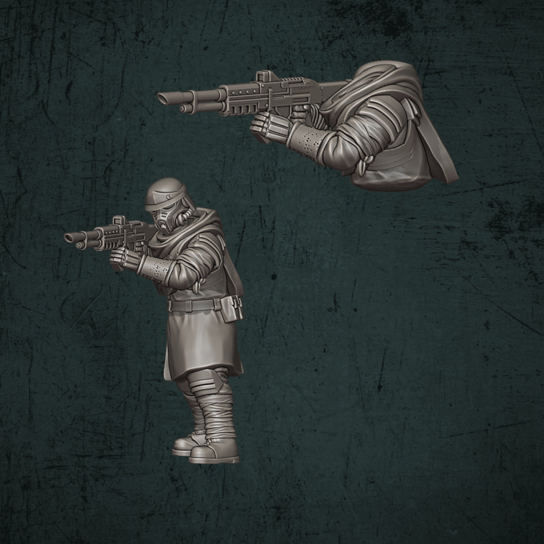 28mm Wounded Infantry Section