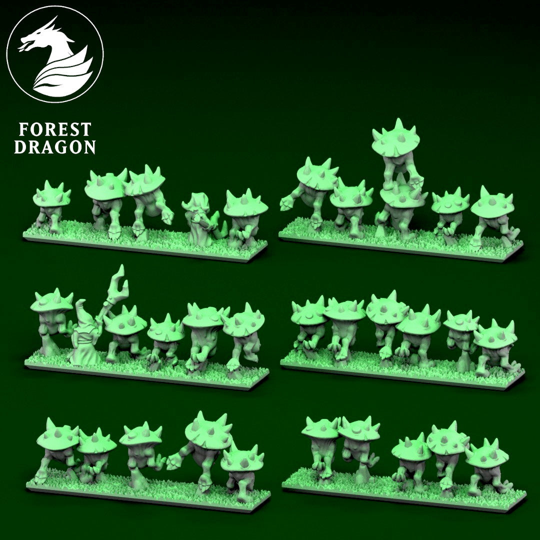 Orcs & Goblins - 10mm Shroom Beasts