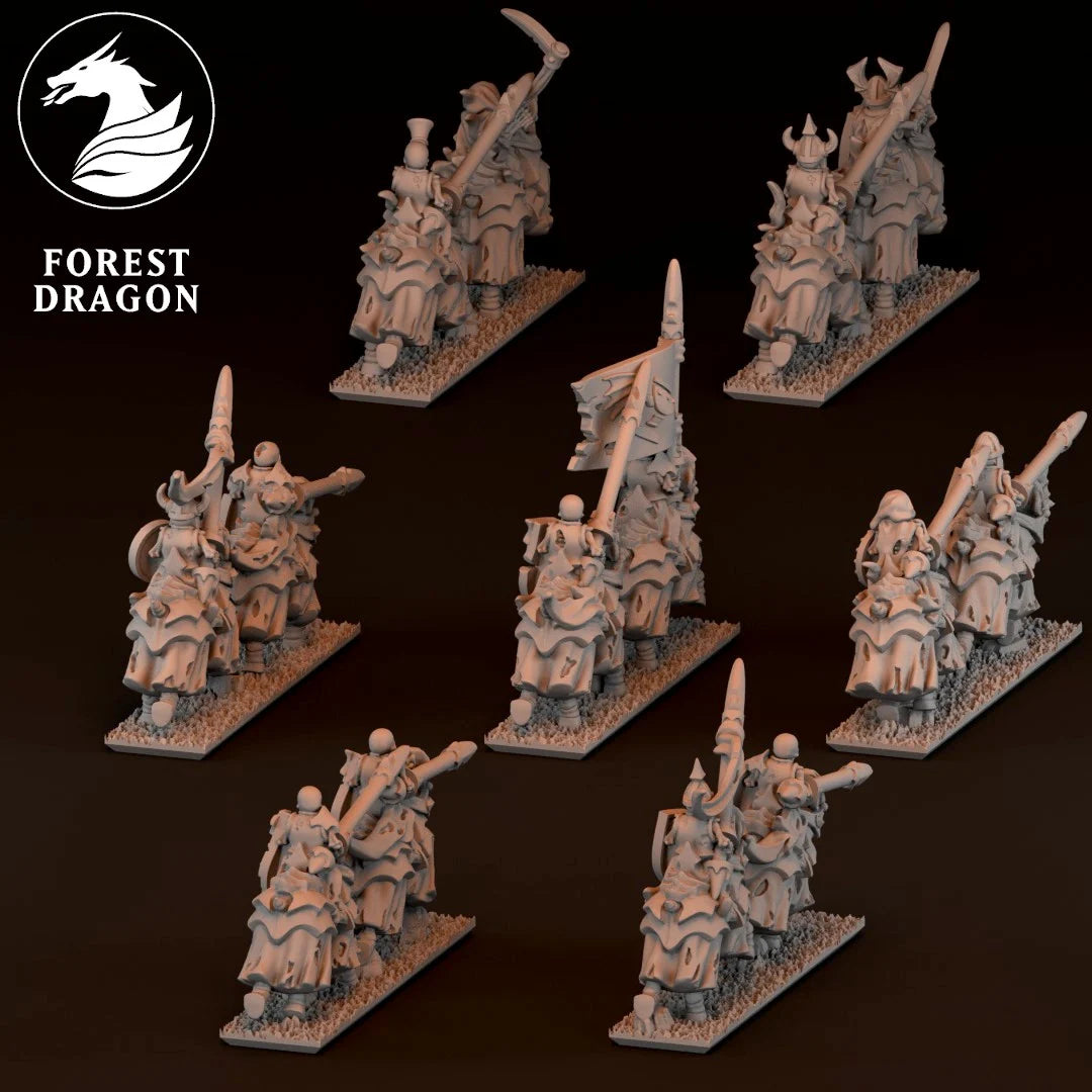 Vampire Lords - 10mm Skeleton Knight Regiment