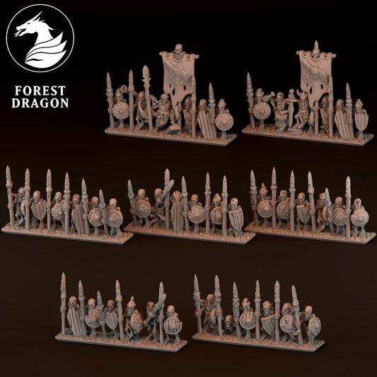 Vampire Lords - 10mm Spearmen Regiment