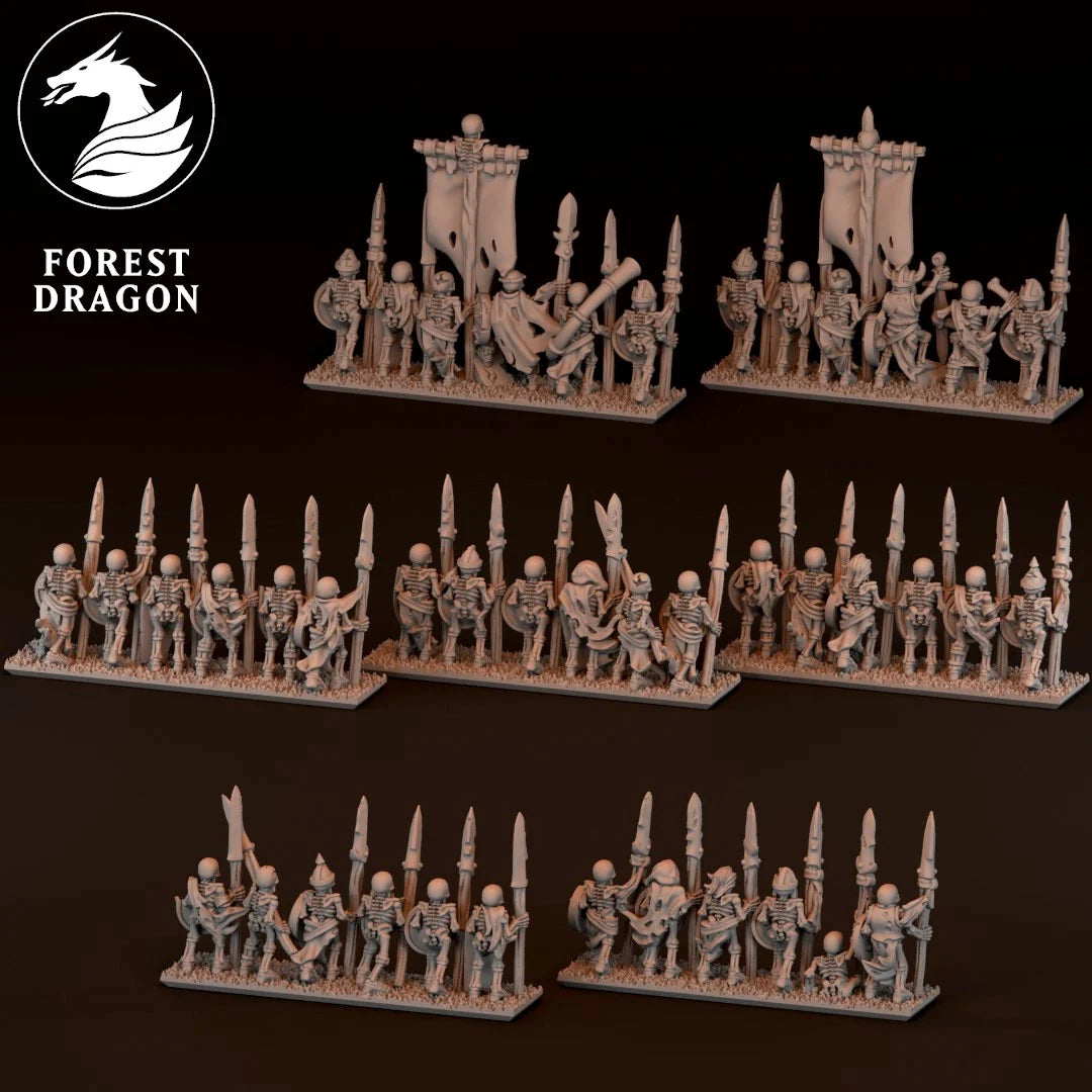 Vampire Lords - 10mm Spearmen Regiment
