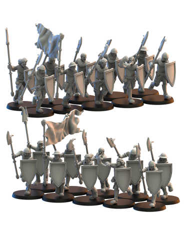 28mm Spearmen On Foot