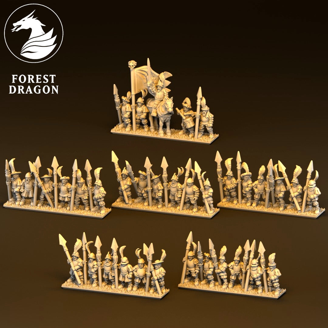 Imperial Empire - 10mm Spearmen Regiment