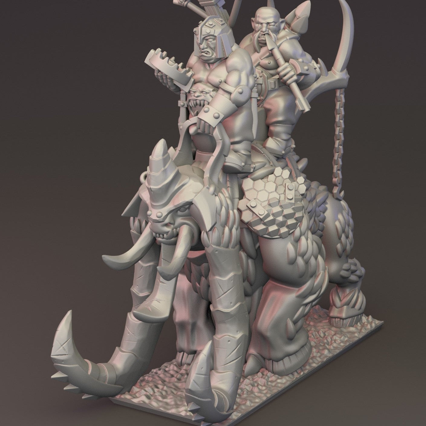 10mm Ogre Tribes - Stonehorn\Thundertusk
