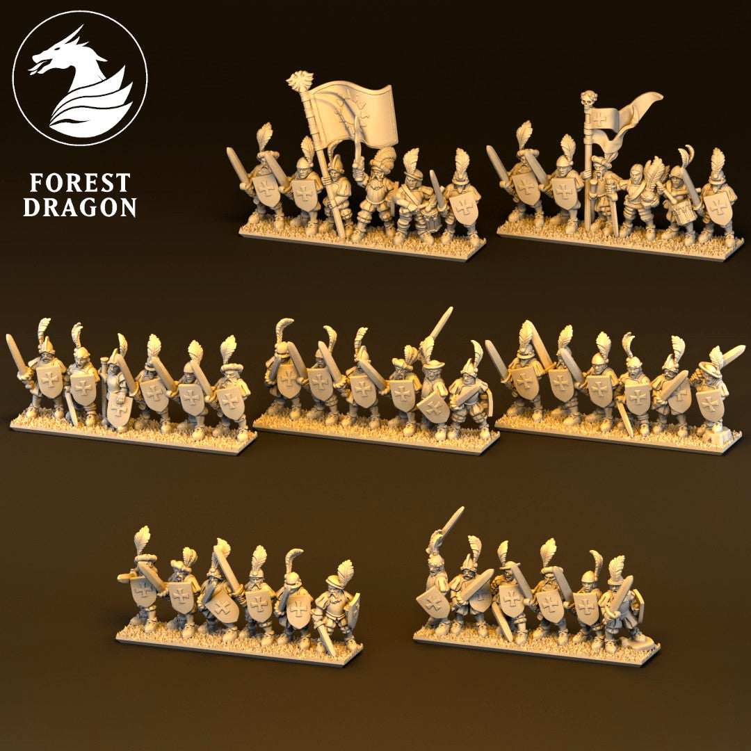 Imperial Empire - 10mm Swordsmen Regiment