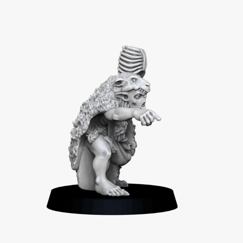 28mm Troglodyte Armoured Shaman