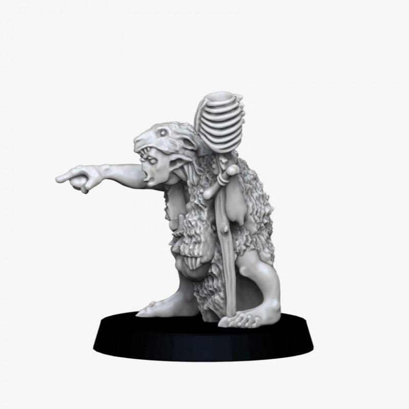 28mm Troglodyte Armoured Shaman