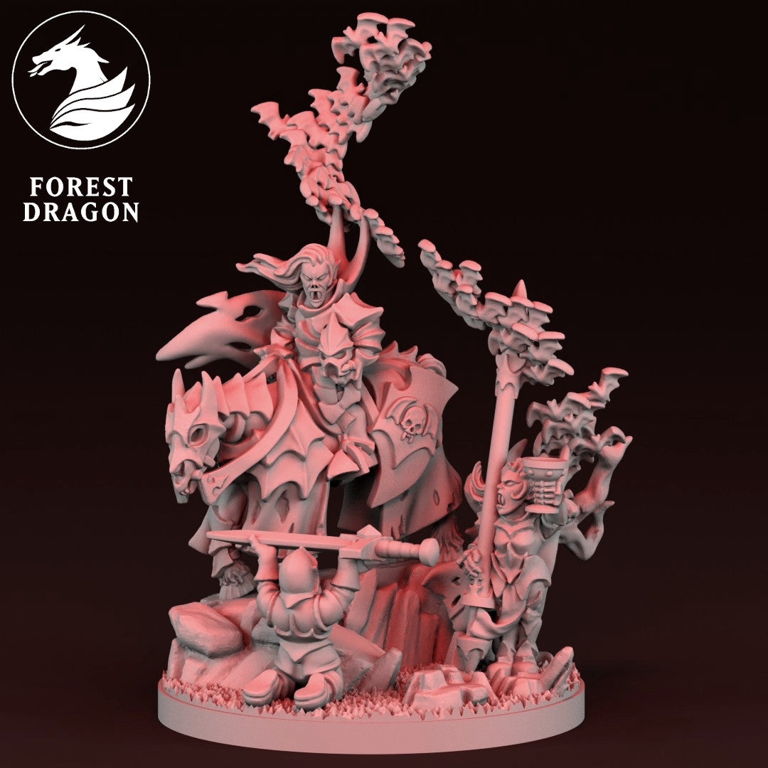 Vampire Lords - 10mm Hero Diorama